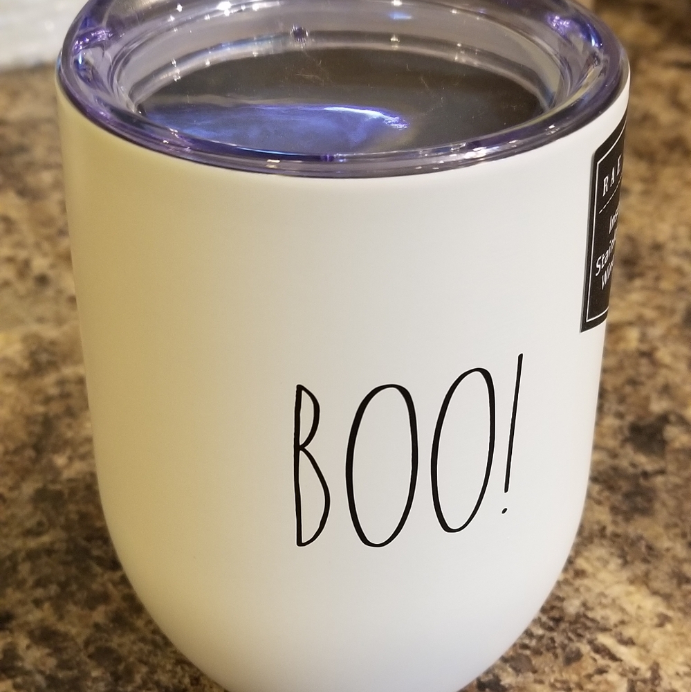 Rae Dunn Boo Wine tumbler